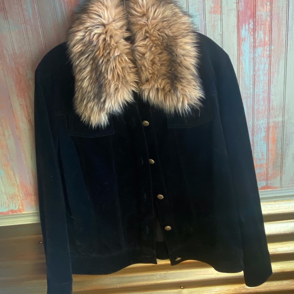 Faux Suede Jacket